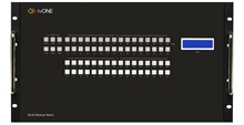 MOD-32432 - Шасси модульного матричного коммутатора 32х32 локальных и удаленных (витая пара / оптоволоконный кабель) сигналов DVI-D (с RS-232) 1080p (1920х1200) с HDCP и EDID, с управлением по ИК, RS-232 и IP