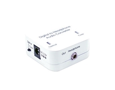 Cypress DCT-3HP - Преобразователь цифрового стереоаудио S/PDIF (RCA и TOSLINK) до 192 кГц в аналоговое стерео с предусилителем и регулятором громкости для наушников