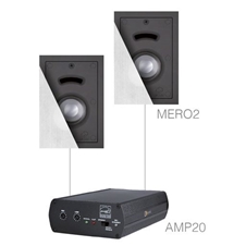 Audac CERRA2.2/W - Комплект из АС и усилителя AMP20 + 2хMERO2