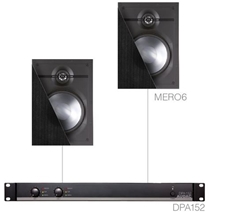 Audac CERRA6.2/B - Комплект из АС и усилителя DPA152 + 2хMERO6