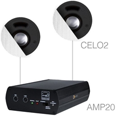 Audac SENSO2.2/W - Комплект из АС и усилителя AMP20 + 2хCELO2