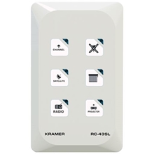 Kramer RC-43SL - Панель управления универсальная с 6-ю кнопками, контроллер K-NET