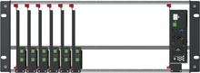 tvONE 1RK-4RU-KIT - Комплект ONErack для группового монтажа в рэковую стойку (шасси 4U, шесть модулей и общий блок питания)