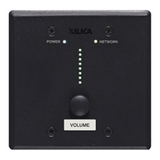  Xilica Mini-K1-Blk - Настенный контроллер с регулировкой назначаемого параметра DSP-процессоров, цвет черный