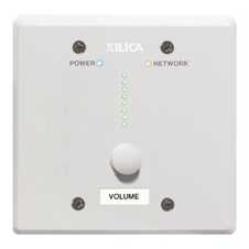  Xilica Mini-K1-Wht - Настенный контроллер с регулировкой назначаемого параметра DSP-процессоров, цвет белый