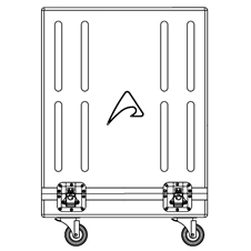 Axiom AXCASE08PT - Транспортировочный кейс для четырех AX800A + рамы-подвеса KPTAX800