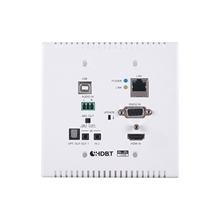 Cypress CH-1602TXWPUS - Настенная панель-передатчик сигналов HDMI 4K2K, Ethernet, USB, двунаправленного ИК и RS-232 из витой пары с PoH (48 В), HDBaseT, обратное аудио, исполнение для США
