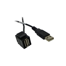 Altinex CM11369 - Вставка Keystone с разъемом USB-A и кабелем