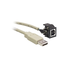 Altinex CM11366 - Вставка Keystone с разъемом USB-B и кабелем