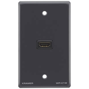 Kramer WP-H1M/US(G) - Настенная панель-переходник с проходным разъемом HDMI