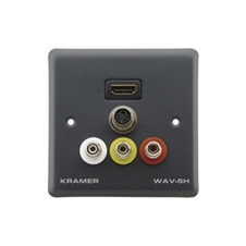 Kramer WAV-5H/EU/GB(G) - Стенная панель для сигналов HDMI, S-Video и стереоаудиосигналов