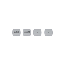 ClearOne NS-TL10BT-L-T - Комплект кнопок (10 штук), лазерная гравировка «Lights»