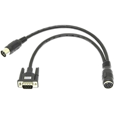 BXB FCS 3697 - Y-образный кабель DIN8-DB9 + DIN8 (розетка на 2 вилки) для соединения устройств BXB серии FCS