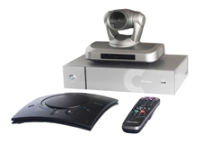 ClearOne Collaborate Room FHD 200 - Комплект ВКС: видеокодек 1080p30 с протоколами SIP/H.323, микрофонный массив, PTZ-камера 18x, пульт управления