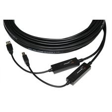 Opticis M2-11S-10 - Оптоволоконный кабель для передачи сигналов USB 1.1 SUN (вилка A – вилка B)