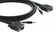 Kramer C-GMA/GMA/XL-25 - Кабель VGA + аудио (вилка-вилка)