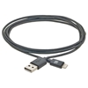 Kramer C-UA/LTN/BK-6 - Кабель USB для синхронизации и зарядки устройств Apple, цвет черный