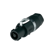 Sommer Cable HI-SPC4 - 4-контактный разъем типа SPEAKON (розетка) с защелкой, прямой, пластиковый