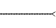 Procab PR4608 - Монтажный кабель 2x1,0 кв.мм, черно-серый