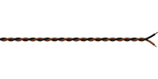 Procab PR4403 - Монтажный кабель 2x0,5 кв.мм, черно-оранжевый