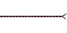 Procab PR4602 - Монтажный кабель 2x1,0 кв.мм, черно-красный