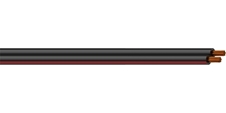 Procab RZ40 - Акустический кабель 2х4 кв.мм, черно-красный