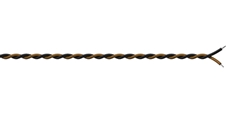 Procab PR4301 - Монтажный кабель 2x0,25 кв.мм, черно-коричневый
