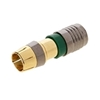 Kramer CON-COMP-RCA/M/RG-6-GOLD - Разъем RCA, компрессионный, золотое покрытие, для кабеля 18 AWG