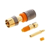 Kramer CON-COMP-RCA/M/-179(26-28#)-GOLD - Разъем RCA, компрессионный для кабеля 26-28 AWG