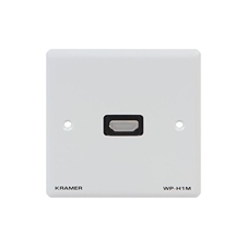 Kramer WP-H1M/EU/GB(W) - Настенная панель-переходник с проходным разъемом HDMI