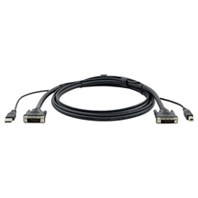 Kramer C-KVM/2-6 - Кабель DVI-D Dual Link (вилка) + USB-B (вилка) – DVI-D Dual Link (вилка) + USB-A (вилка)