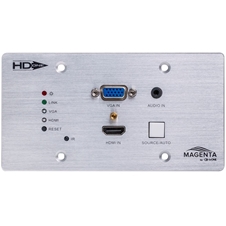 tvONE MG-WP-611 - Настенная панель-передатчик и автокоммутатор сигналов HDMI 1.4 4K/60 c HDCP 2.2, VGA 1920х1200/60 с аудио