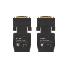 Kramer 616R/T - Комплект малогабаритных устройств для передачи сигнала DVI Dual link по дуплексной оптоволоконной линии на расстояние до 500 м