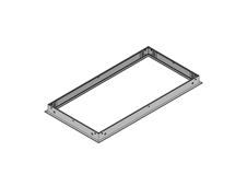 Brightline 016-347 - Рамка для установки светильника T-Series в гипсокартонные потолки с размером панели 300х600 мм