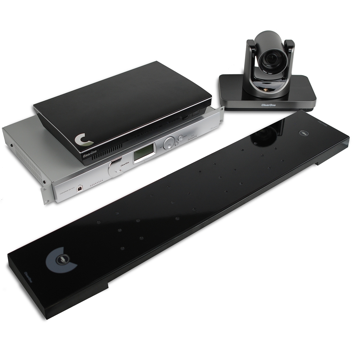 ClearOne COLLABORATE Live 900 (with black Beamforming Microphone Array 2) - Комплект для организации видеоконференций с камерой и спикерфоном CHAT 150C