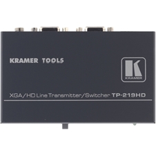 Kramer TP-219HD - Передатчик сигналов VGA и HDTV по витой паре, коммутатор 2:1