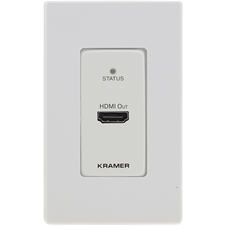 Kramer WP-872XR/US(W/B) - Настенная панель-приемник HDMI по витой паре DGKat 2.0; поддержка 4K60 (4:4:4), PoC