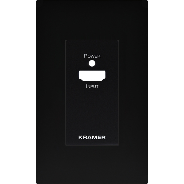 Kramer WP-3H2/US-PANEL(B) - Лицевая панель для усилителя-эквалайзера WP-3H2/US-(W), цвет черный