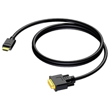 Procab CDV160/1.5 - Кабель DVI-D (вилка) – HDMI (вилка) (22 AWG)