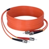 Procab FBS125/40 - Дуплексный оптоволоконный кабель с разъемами ST/PC, 62,5/125 мкм (вилка-вилка), малодымный, без галогенов