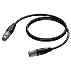 Procab REF901/0.5 - Аудиокабель XLR 3-pin (вилка-розетка)