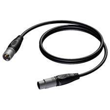 Procab REF953/0.5 - Кабель DMX-AES 110 Oм XLR 3-pin (вилка-розетка)