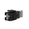 Procab VCK622/B - Вставка-переходник Keystone USB 2.0 тип A – USB 2.0 тип A