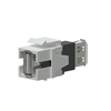 Procab VCK622/W - Вставка-переходник Keystone USB 2.0 тип A – USB 2.0 тип A