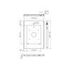 Vogels PTS 1206 - Антивандальный кожух для планшета iPad 2, 3 и 4 без доступа к центральной кнопке HOME