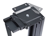 ErgoFount BPCH-06 - Подставка для системного блока до 10 кг под стол с вращением, черная