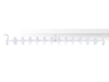 ErgoFount CS-05-WHITE - Горизонтальный гибкий кабель-канал, 573 мм, белый