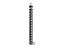 ErgoFount CS-BLACK - Вертикальный металлический гибкий кабель-канал, 760 мм, черный