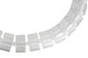 ErgoFount CS-WHITE - Вертикальный гибкий кабель-канал, 730 мм, белый