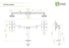 ErgoFount BTFS3-202DG - Настольное шарнирное крепление для 2 мониторов диагональю до 24'' с адаптерами AS-09X, объемное основание и струбцина типа G, макс. нагрузка 24 кг